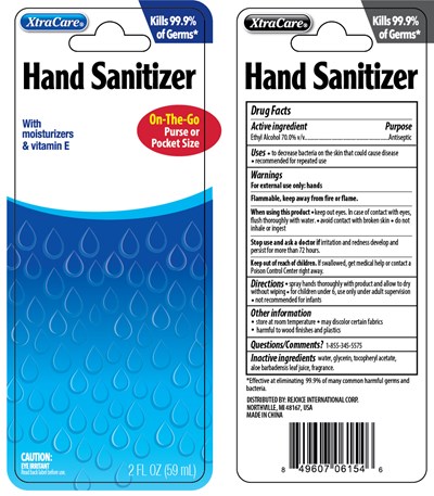 Label (Hand Sanitizer Spray 1.85oz Card)